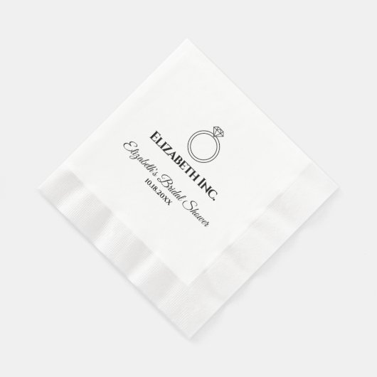 Brautparty Serviette (Ecke)