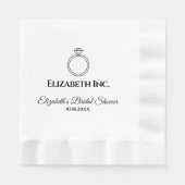 Brautparty Serviette (Vorderseite)