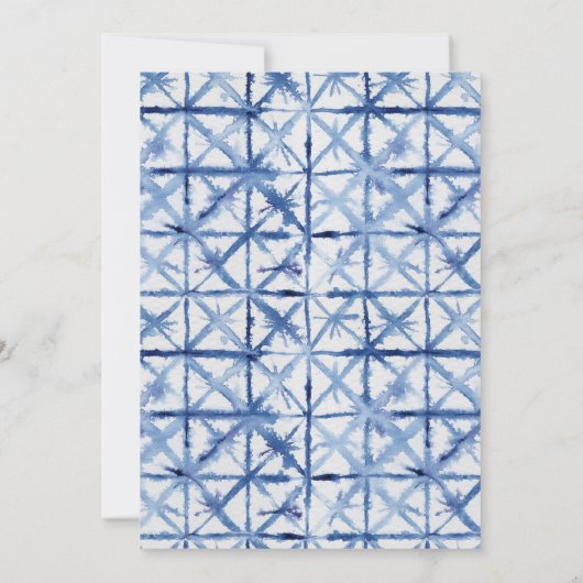 Brautparty Shibori Sea Turtle Ocean Beach Shore Einladung (Rückseite)