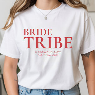 Brautparty-Shirt-Geschenk für die Braut Tribe T-Shirt