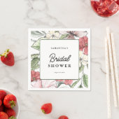 Brautparty Sommer oder Herbst Blume Serviette (Beispiel)