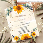 Brautparty-Sonnenblume Eukalyptus-Glitzer