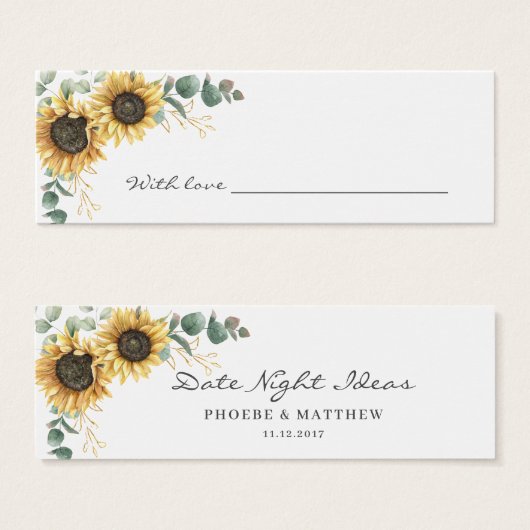 Brautparty Sonnenblumen (Vorne & Hinten)