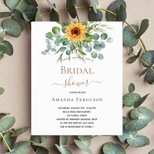 Brautparty-Sonnenblumen