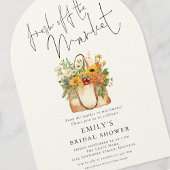 Brautparty Sonnenblumen am Marktplatz Einladung