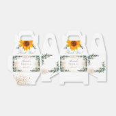 Brautparty Sonnenblumen Eukalyptus Goldgold Glitze Geschenkschachtel (Ungefaltet)