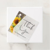 Brautparty, Sonnenblumen, GASTGESCHENK Geschenkanhänger (Beispiel)