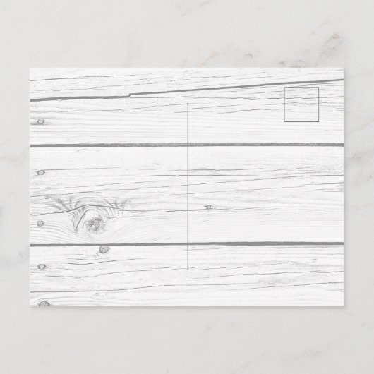 Brautparty Sonnenblumen Holz geometrisch Postkarte (Rückseite)