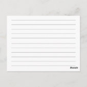 Brautparty Sonnenblumen Postkarte (Rückseite)