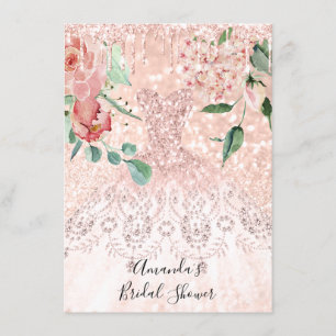 Brautparty Spark Rose Rosa Rosenkleid Florenz Einladung