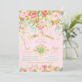 Brautparty Sparkasse Einladung (Stehend Vorderseite)