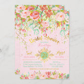 Brautparty Sparkasse Einladung (Vorne/Hinten)