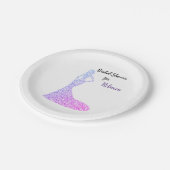 Brautparty Sparkle & Shine Paper Plate Pappteller (Schrägansicht)