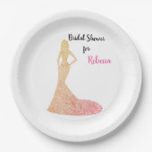 Brautparty Sparkle & Shine Paper Plate Pappteller (Vorderseite)