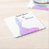 Brautparty Sparkle & Shine Paper Untersetzer (angewinkelt)