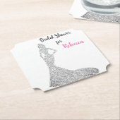 Brautparty Sparkle & Shine Paper Untersetzer (angewinkelt)