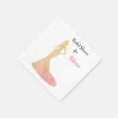 Brautparty Sparkle & Shine Serviette (Ecke)