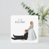 Brautparty Spaß Einladung (Stehend Vorderseite)