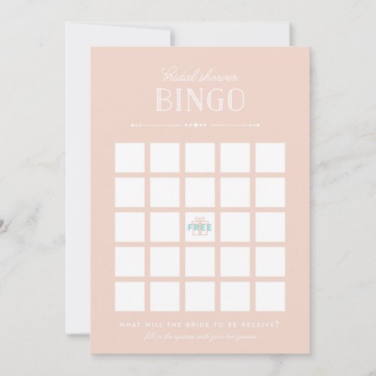 Brautparty-Spiel - Bingo (Vorderseite)