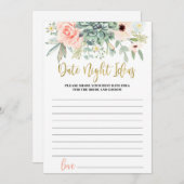 Brautparty-Spiel Einladung (Vorne/Hinten)