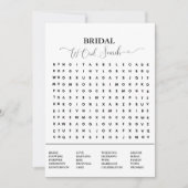 Brautparty-Spiel - Modernes Wortsuchspiel Ankündigung (Vorderseite)