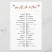 Brautparty-Spiel "Wäre sie lieber" (Vorderseite)