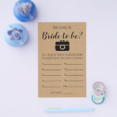 Brautparty-Spiel wie alt war die Bridakarte Flyer (Einzeln)