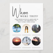 Brautparty-Spiel, wo sie Fotokarte Einladung (Vorderseite)