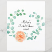 Brautparty-Spiel würde sie eher Eukalyptus (Rückseite)