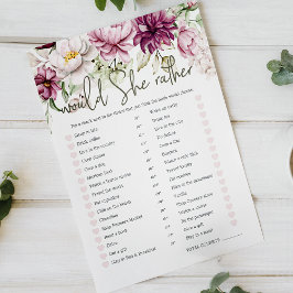 Brautparty-Spiel würde sie eher Peonies rosa