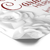 Brautparty-Spielzeichen für Wasserfarbenrezepte Poster (Ecke)