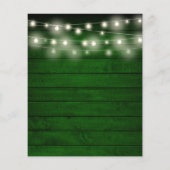 Brautparty Squeeze Green Lemon Einladung (Rückseite)