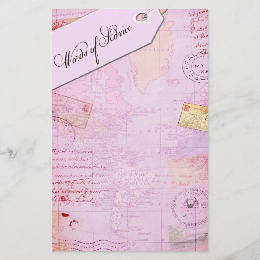 Brautparty Stationery Briefpapier (Vorderseite)