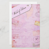 Brautparty Stationery Briefpapier (Vorne/Hinten)