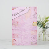 Brautparty Stationery Briefpapier (Stehend Vorderseite)