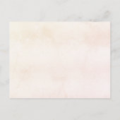 Brautparty staubige Wildblumen fallen in Liebe Einladungspostkarte (Rückseite)