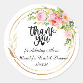 Brautparty Sticker bearbeitbarer Text (Vorderseite)