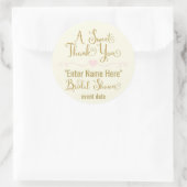 BRAUTPARTY STICKER | Herzlichen Dank (Tasche)