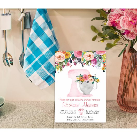 Brautparty Stock die Kücheneinladung Einladung