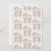 Brautparty "Story Book Bookstore Library" Einladung (Rückseite)