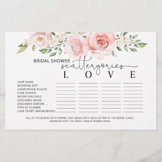 Brautparty-Streuspiel (Vorderseite)