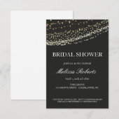 Brautparty String Lights Night Einladung (Vorne/Hinten)