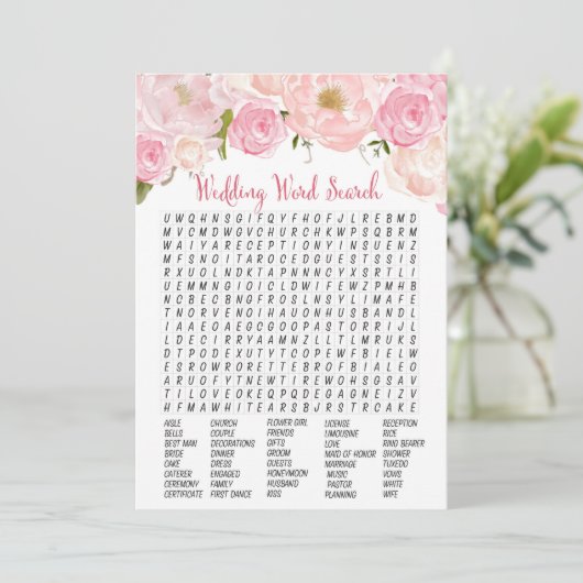 Brautparty-Suchspiel (Stehend Vorderseite)