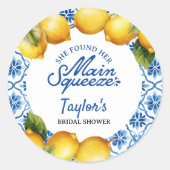 Brautparty Summer Lemon Stickers (Vorderseite)