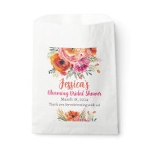 Brautparty Summer Orange und Pink Florals