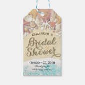 Brautparty Summer Sea Beach Starfish Muscheln Geschenkanhänger (Vorderseite)