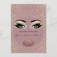 Brautparty Sweet 16. Kiss Makeup Blush
