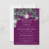 Brautparty Sweet 16. Marsala Jars Light Einladung (Vorderseite)