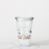 Brautparty-Tabelle über die Lebensdauer von Schmet Acryltrinkbecher (Rückseite)