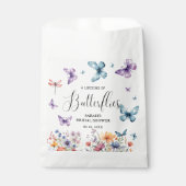 Brautparty-Tabelle über die Lebensdauer von Schmet Geschenktütchen (Vorderseite)